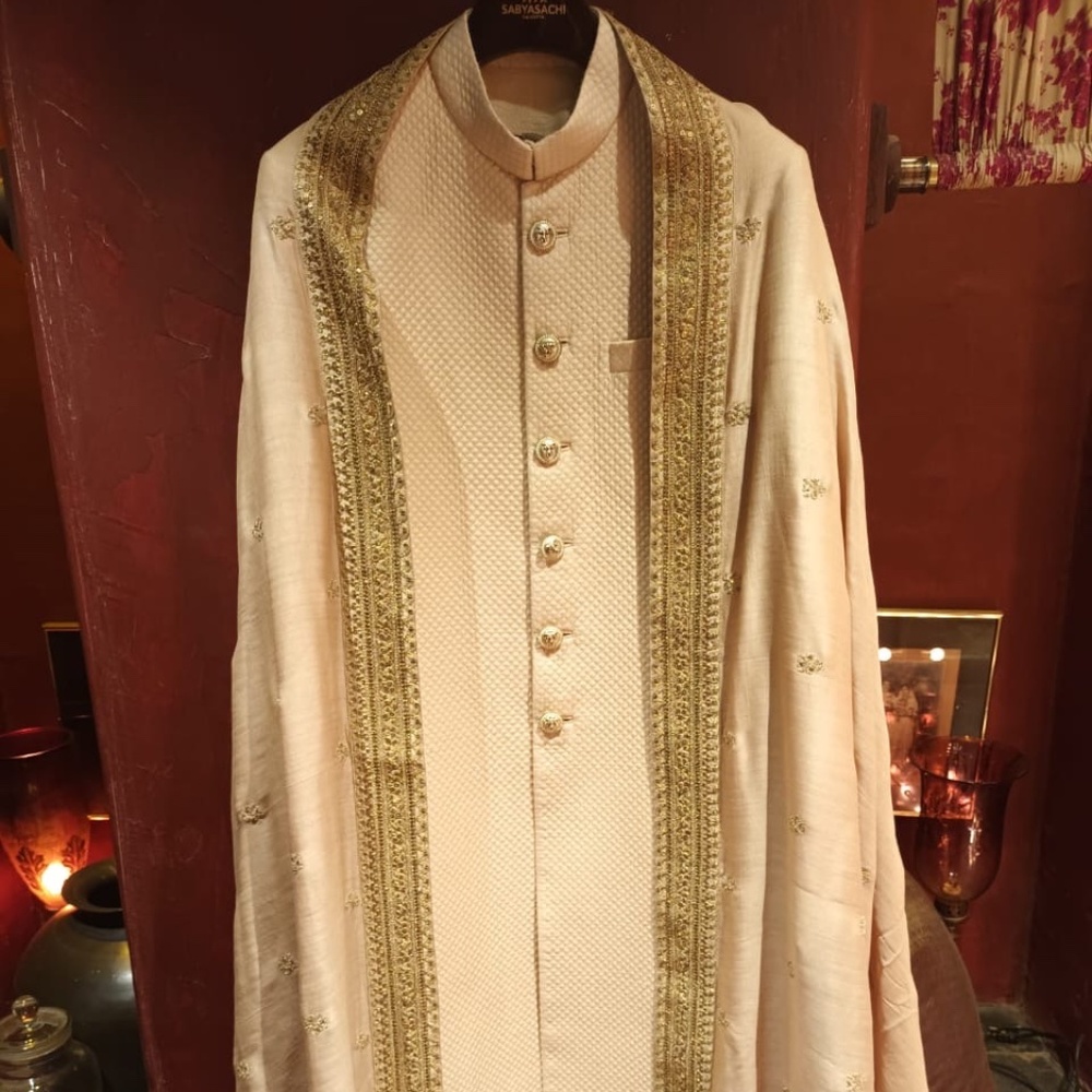 Sabyasachi Sherwani and Shawl